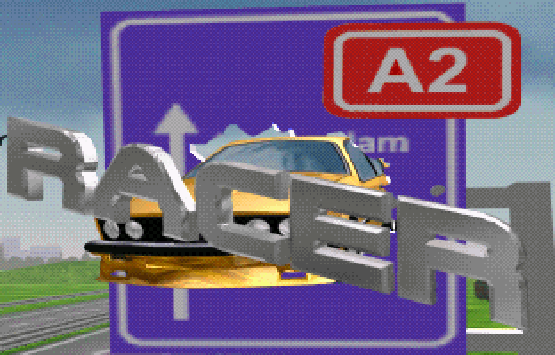 Title screen of A2 Racer