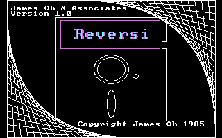 Title screen of Reversi