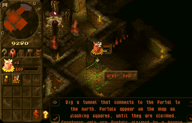 Gameplay of Dungeon Keeper
