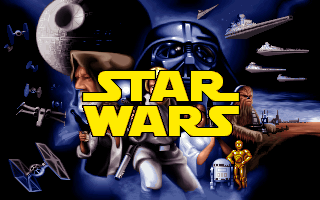 Title screen of Super Star Wars