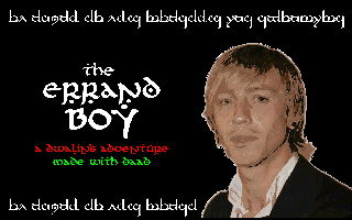 Title screen of The Errand Boy