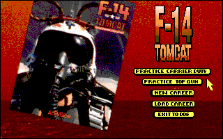Title screen of F-14 Tomcat