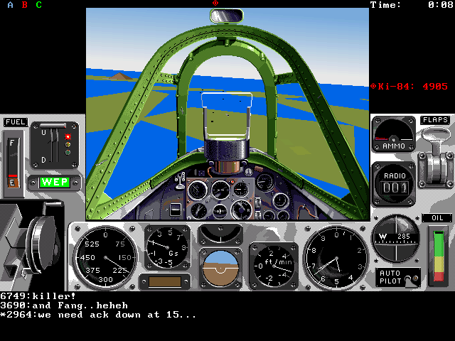 Gameplay of Air Warrior