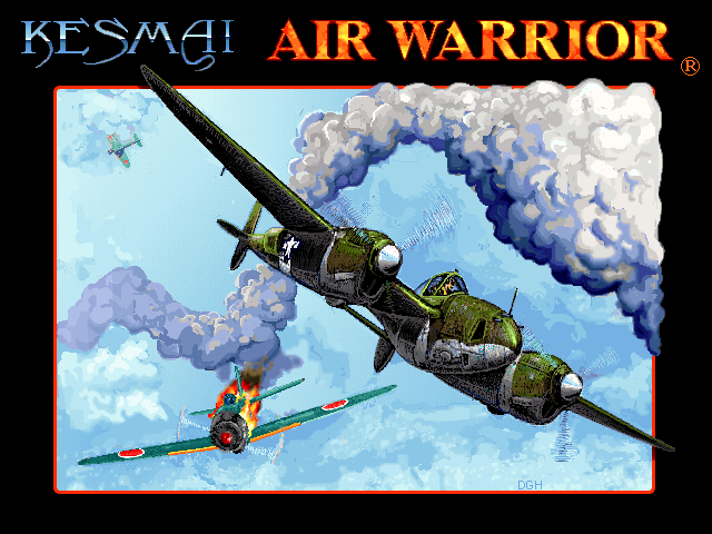 Title screen of Air Warrior