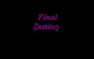 Title screen of Final Destiny