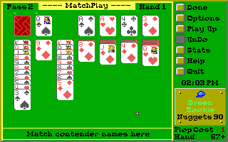 Gameplay of Klondike Pro