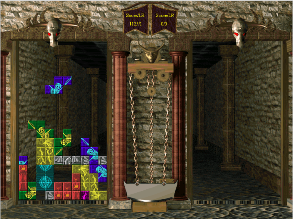 Gameplay of Netris Kombat