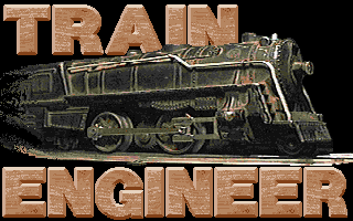 Title screen of Train Engineer