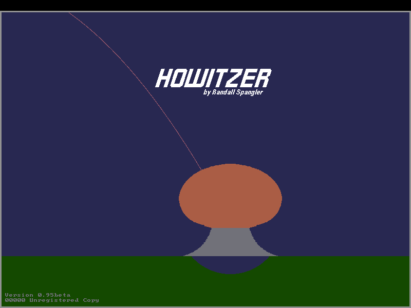 Title screen of Howitzer