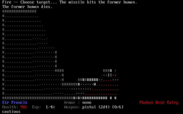 Gameplay of DOOM, the Roguelike