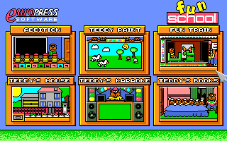 Title screen of Fun School 4: For the Under 5s