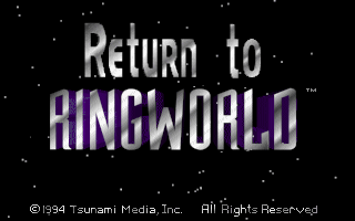 Title screen of Return to Ringworld