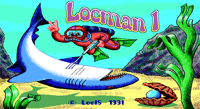 Title screen of Locman I