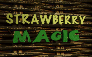 Title screen of Strawberry Magic