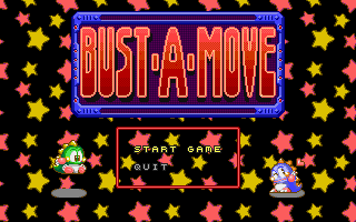 Title screen of Bust-A-Move