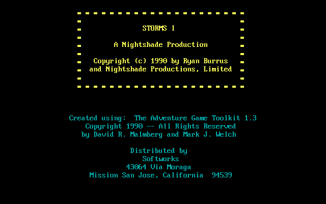 Title screen of Storms I