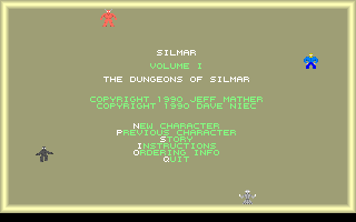Title screen of Silmar