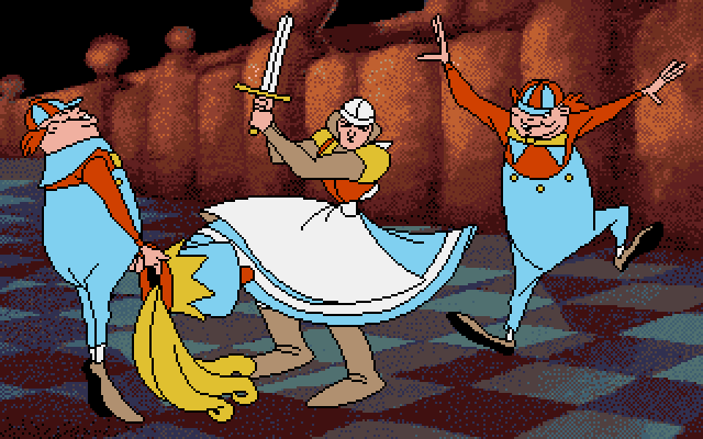 Gameplay of Dragon's Lair III: The Curse of Mordread
