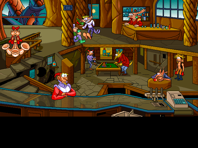 Gameplay of The Bizarre Adventures of Woodruff and the Schnibble