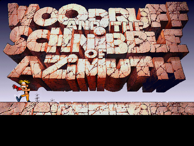 Title screen of The Bizarre Adventures of Woodruff and the Schnibble