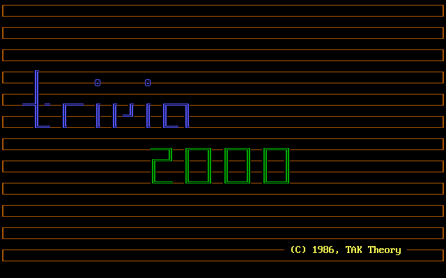 Title screen of Trivia 2000