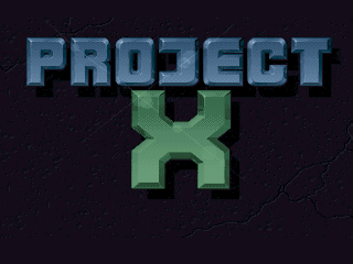 Title screen of Project-X