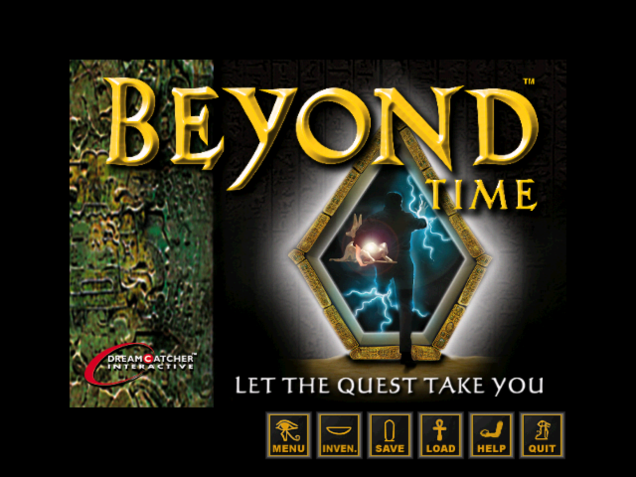 Title screen of Beyond Time