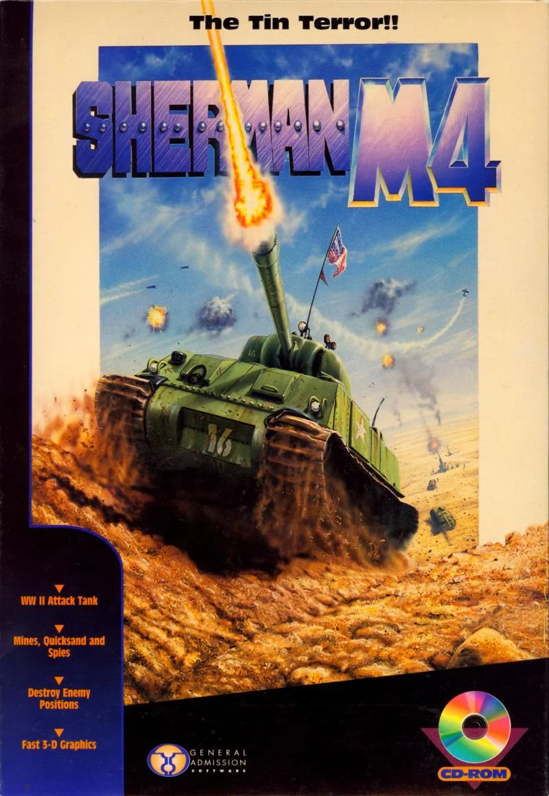 Box front of Sherman M4