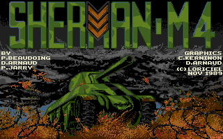 Title screen of Sherman M4
