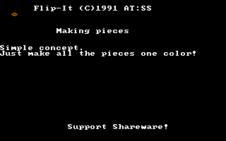 Title screen of Flip-It (1991)
