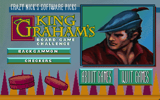 Title screen of Crazy Nick's Software Picks
