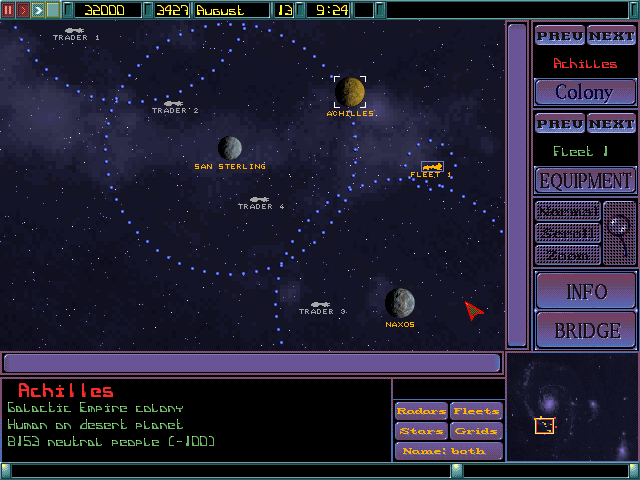 Gameplay of Imperium Galactica