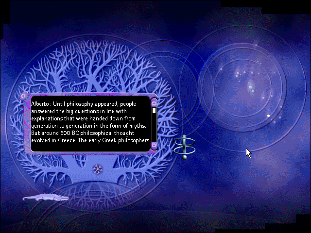 Gameplay of Sophie's World