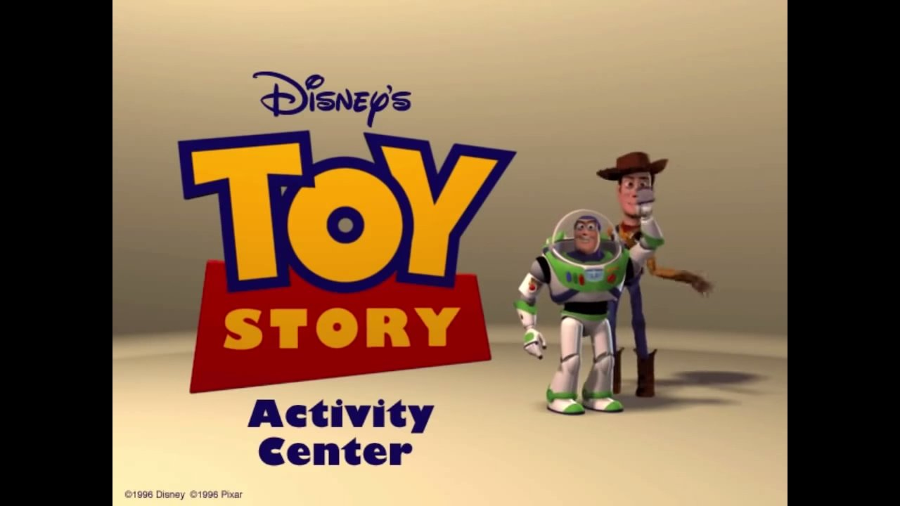 Title screen of Disney's Toy Story Activity Center