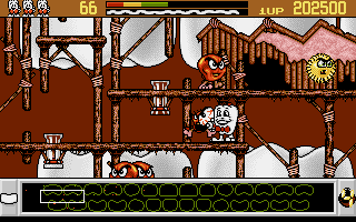 Gameplay of Harald Hardtooth in The fight of the Clean Teeth