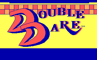 Title screen of Double Dare