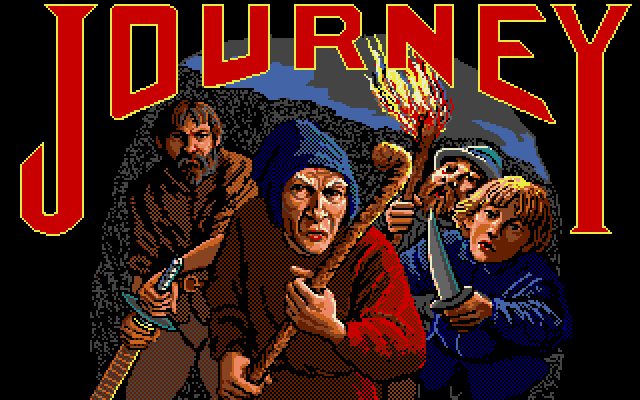 Title screen of Journey: The Quest Begins