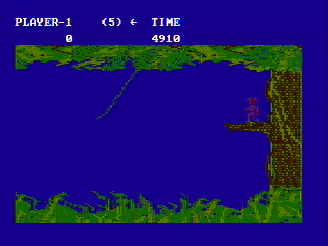 Gameplay of Jungle Hunt