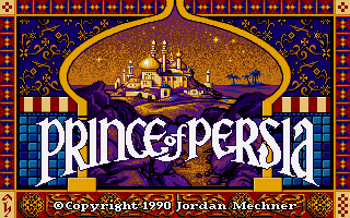 Title screen of 4D Prince of Persia