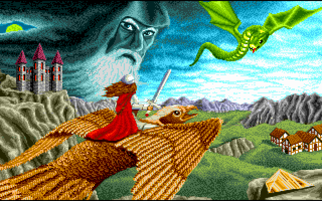 Title screen of Amberstar