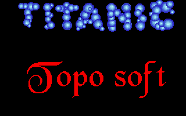 Title screen of Titanic