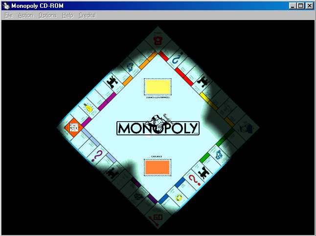 Title screen of Monopoly (1995)