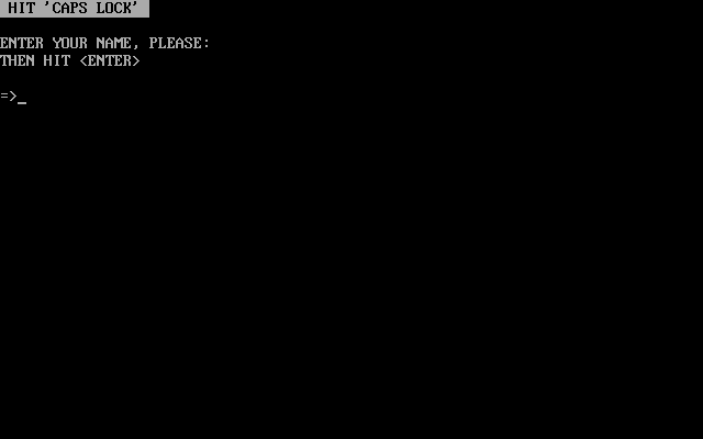 Title screen of Under the Ice