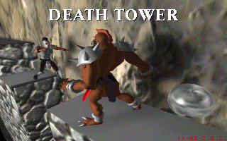 Title screen of Death Tower