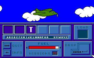 Gameplay of Letter Drop