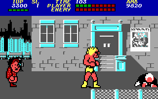 Gameplay of Bad Street Brawler