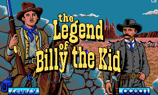 Title screen of Billy the Kid
