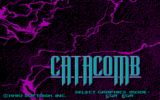 Title screen of Catacomb