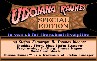 Title screen of Udoiana Raunes