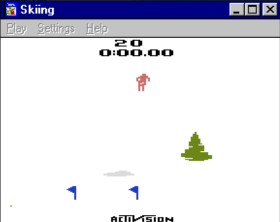 Gameplay of Activision's Atari 2600 Action Pack 2